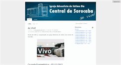Desktop Screenshot of iasdsorocaba.com.br