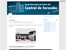 Tablet Screenshot of iasdsorocaba.com.br